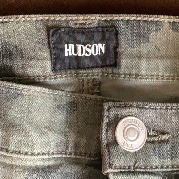 Hudson Nico mid rise super skinny jeans in camo - Picture 3 of 5